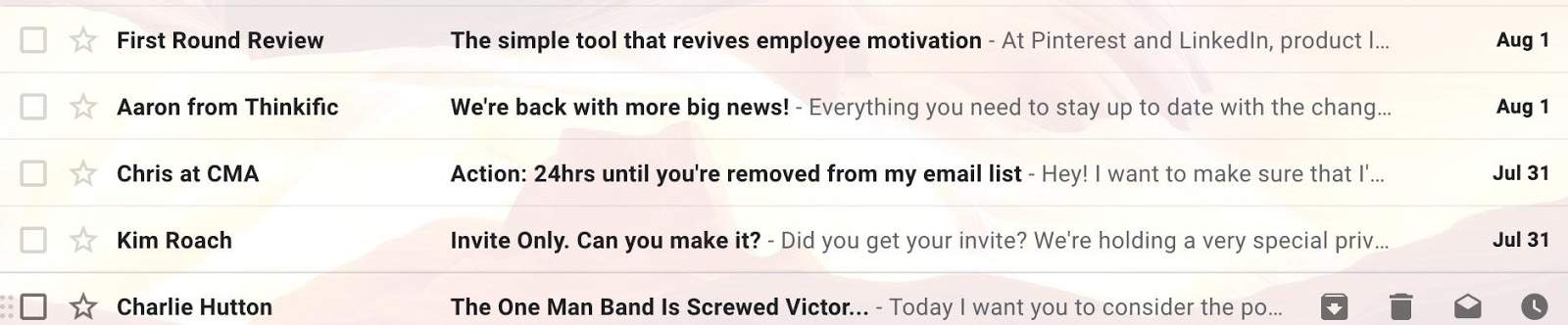 b2b email marketing examples