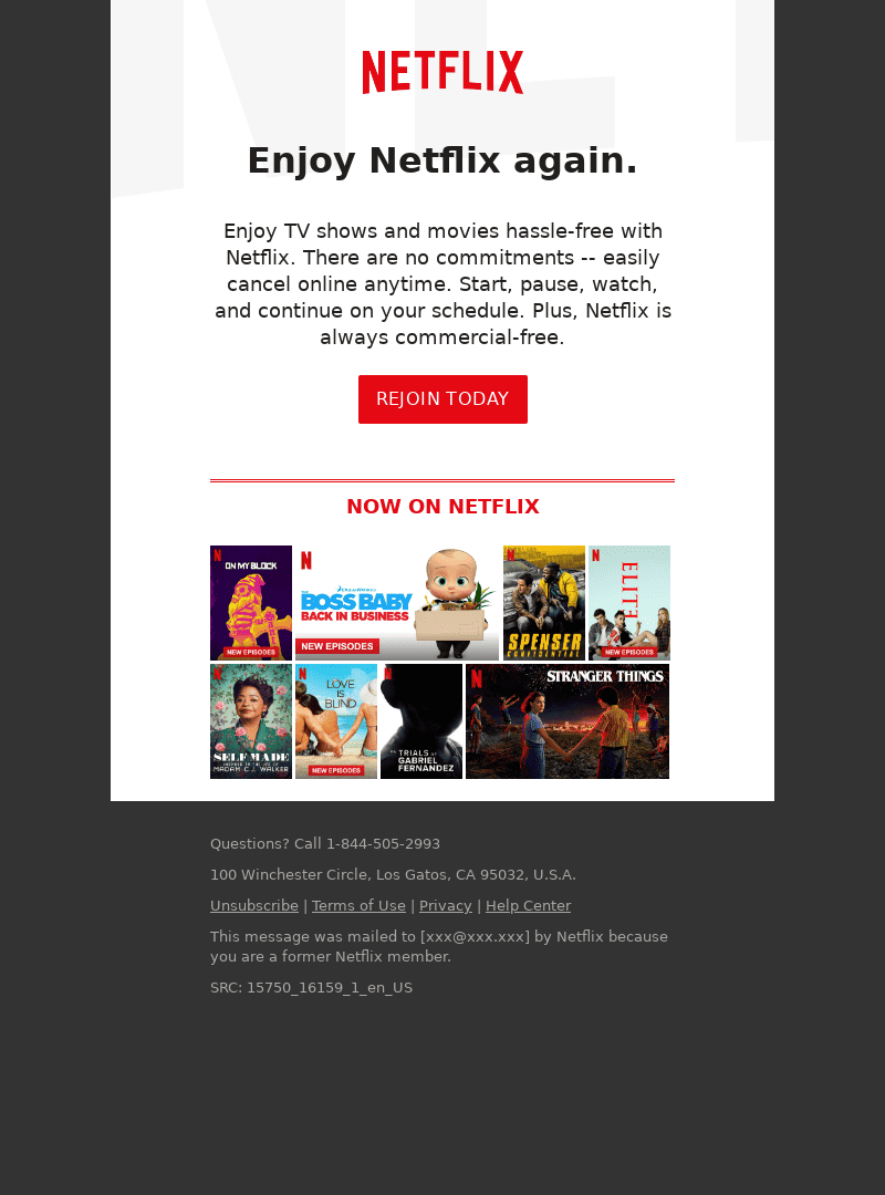 inactive customer email example