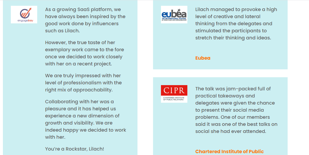 An example of an influencer