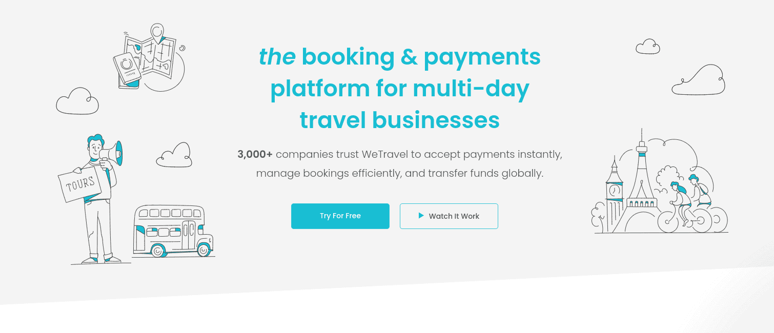 WeTravel travel agency crm software